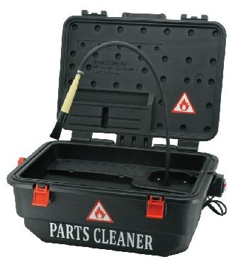 Mobile Parts Washer with Cleaning Brush
